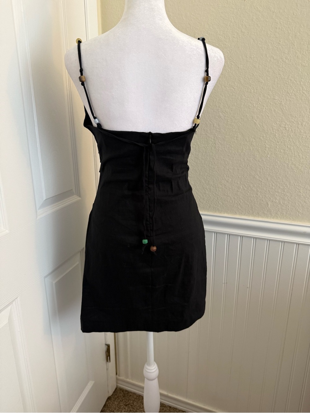 Zara Black Spaghetti-Strap Dress - Picture 5 of 7